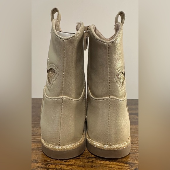 Miss Dynasty Toddler Girls Lil Jossie Rose Gold Cowboy Boots NWT Various… - Picture 5 of 7